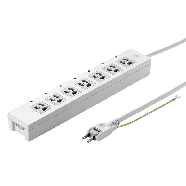 エスコ ESCO AC125V/15Ax5m タップ(7口/一括スイッチ/雷サージ付 000012339378 WO店