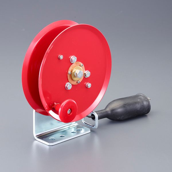 エスコ ESCO φ4.0mm×10m/50A アースリール(手動巻取) EA815SW-1 WO店
