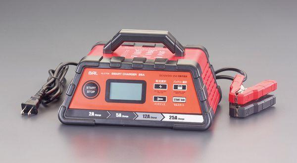 エスコ ESCO AC100V→DC12V・24V バッテリーチャージャー EA815Y-11 WO店の通販は