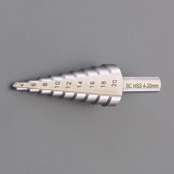 エスコ ESCO 4−39mm ステップドリル（HSS） EA825SB-4 WO店