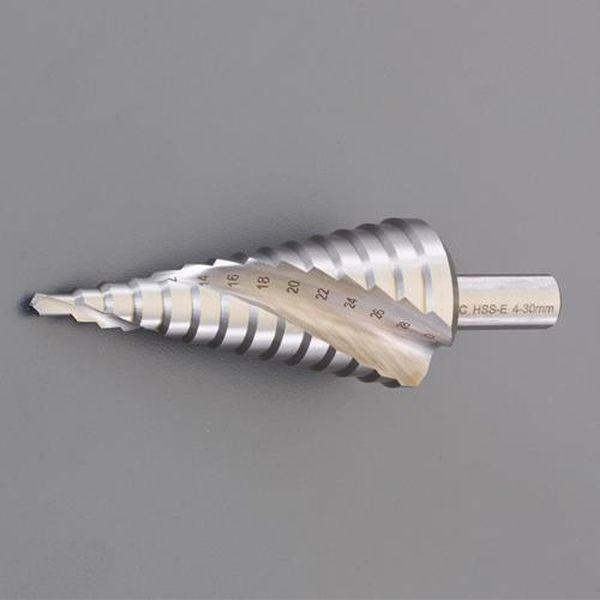 エスコ ESCO 4−20mm ステップドリル（スパイラル／Co−HSS） EA825SB-62 WO店