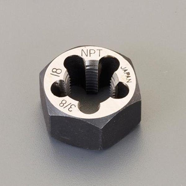 エスコ ESCO 3/4”x14 六角ダイス(NPT/SKS2) EA829MG-56 WO店