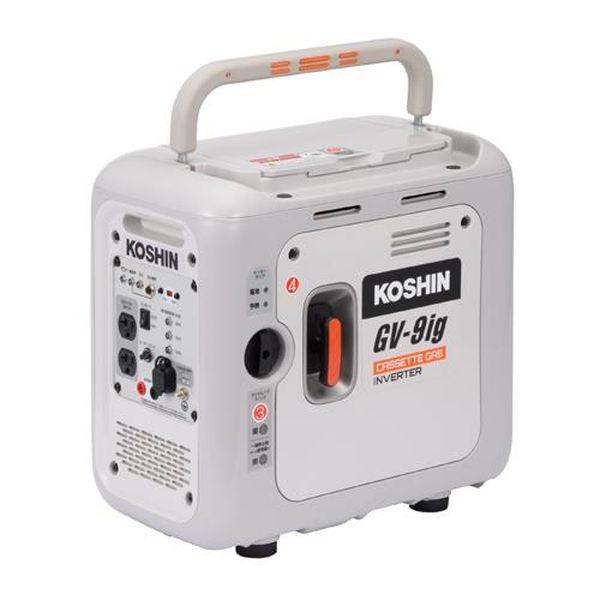 エスコ ESCO AC100V／0.9kw（DC12V） 発電機（ポータブルガス式） EA860JK-1 WO店