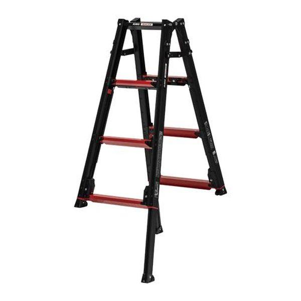 エスコ ESCO 1.39m はしご兼用脚立 (ワイドステップ/伸縮脚) EA903A-31 WO店 34,642円
