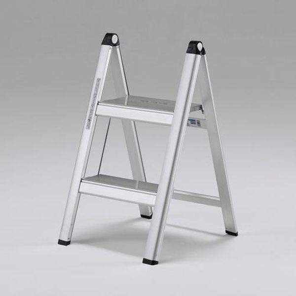 エスコ ESCO 356x182mmx0.52m/2段 踏台 (アルミ製) EA903AG-50A WO店 12,695円