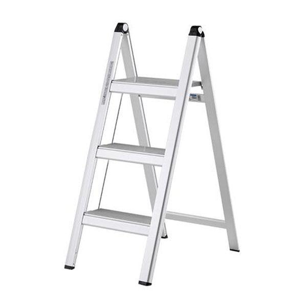 エスコ ESCO 356x182mmx0.80m/3段 踏台(アルミ製) EA903AG-80A WO店