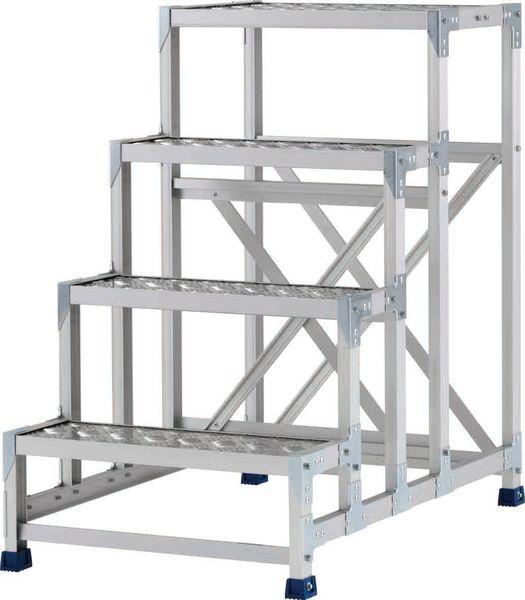 エスコ ESCO 600x400mm/ 1.0m 作業台(四段) 000012340097 WO店