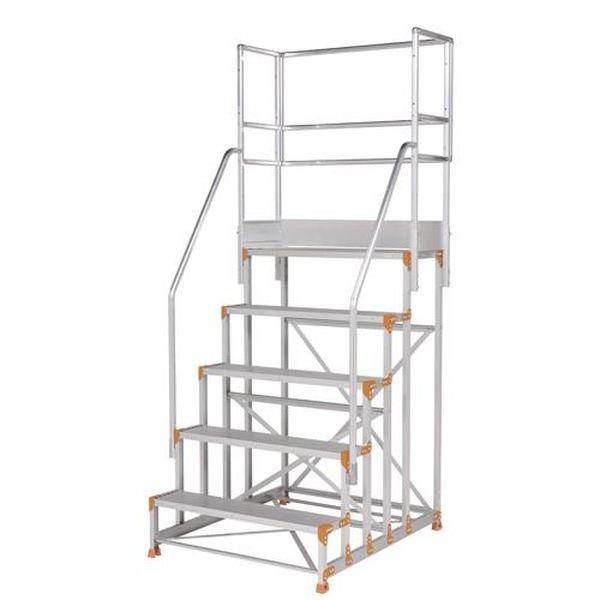 エスコ ESCO 手すりフルセット(5段用/EA903BW-51用) EA903BW-94 WO店