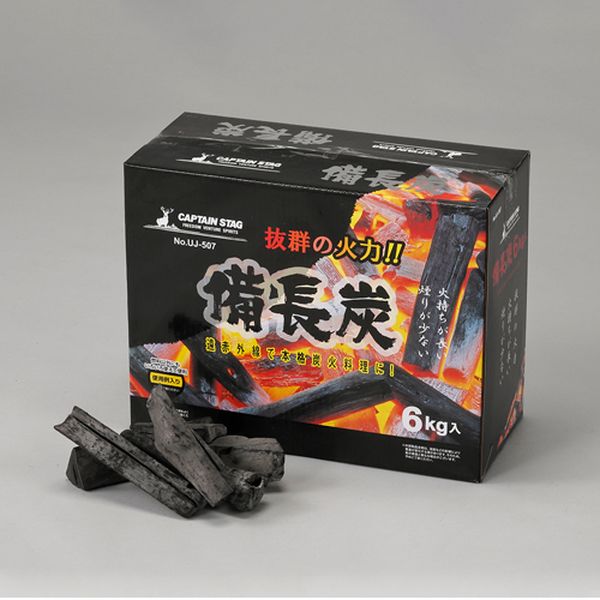 エスコ ESCO 6.0kg 備長炭 EA913LF-13 WO店