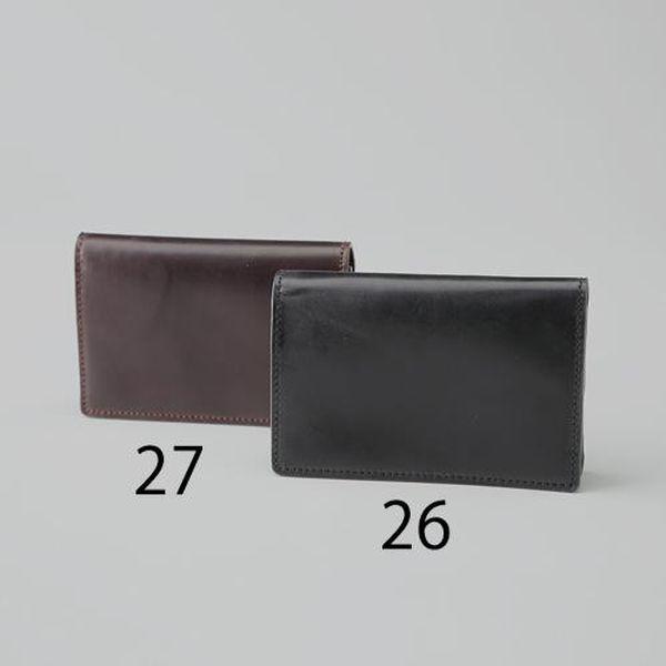 エスコ ESCO 110x20x80mm 名刺入れ (馬革/ダークブラウン) EA927AE-27 WO店