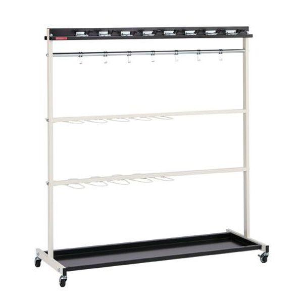 エスコ ESCO 1268x515x1374mm モップハンガー (16本掛) EA928AB-801 WO店