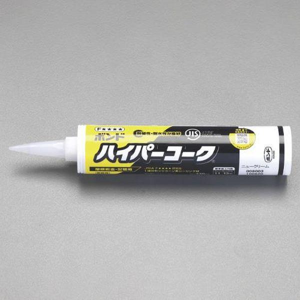 エスコ ESCO 330ml 耐候性シリコンコーク（ホワイト／20本） EA930AE-22B WO店
