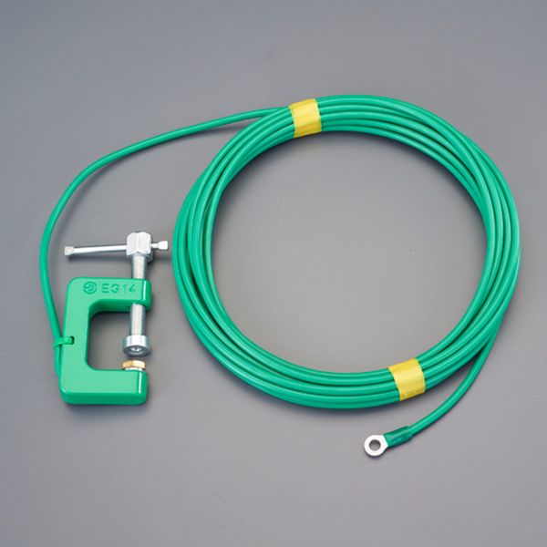 エスコ ESCO 14mx10m ＫＩＶ万力型アース(ボディーアース専用) 000012328181 WO店