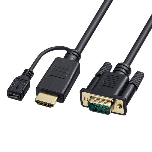 エスコ ESCO 3.0m HDMI-VGA変換アダプターケーブル 000012341493 WO店