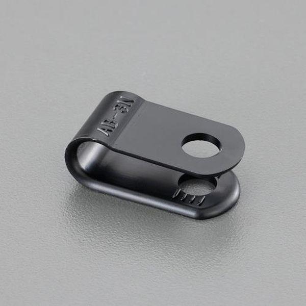 エスコ ESCO 4.5mm ケーブルクランプ（導電性／100個） EA947FA-121 WO店