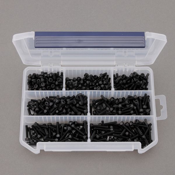 エスコ ESCO M4 六角穴付ボルトセット(ステンレス/黒) 000012343402 WO店