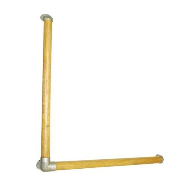 エスコ ESCO φ35x 600mm 木製手すり（L型） EA951EL-7 WO店