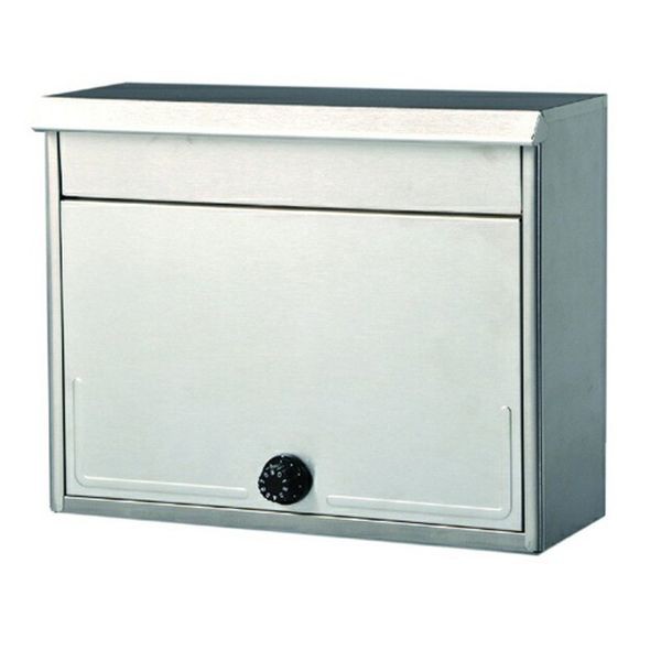 エスコ ESCO 375x150x300mm ダイヤル錠付ポスト(ステンレス製) 000012344141 WO店の通販は 10,638円