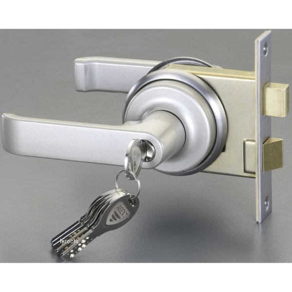 エスコ ESCO 32-40mm/ 64mm レバーハンドル玄関錠 取替用 EA951KB-24 WO店の通販は 18,034円