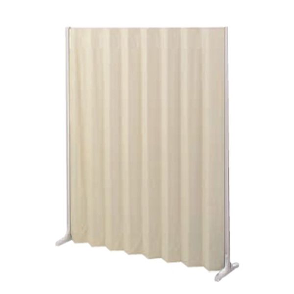 エスコ ESCO 1500x340x1800mm 伸縮パーテーション(ベージュ) 000012344451 WO店