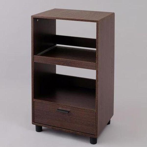 エスコ ESCO 500x370x938mm 収納ラック（ブラウンオーク） EA954FB-167 WO店