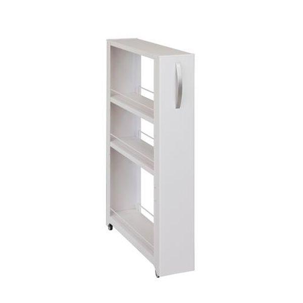 エスコ ESCO 156x854mm/3段 すき間ワゴン (スチール製) EA954HC-12 WO店