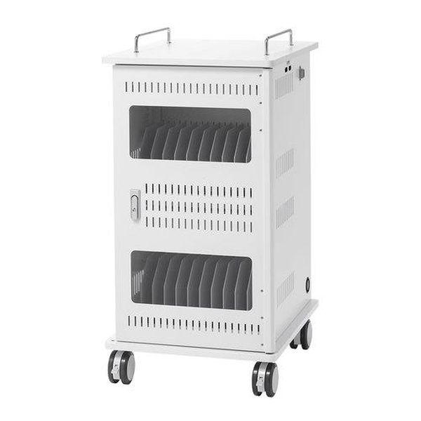 エスコ ESCO 530x650x1053mm タブレット収納キャビネット EA954HC-453A WO店