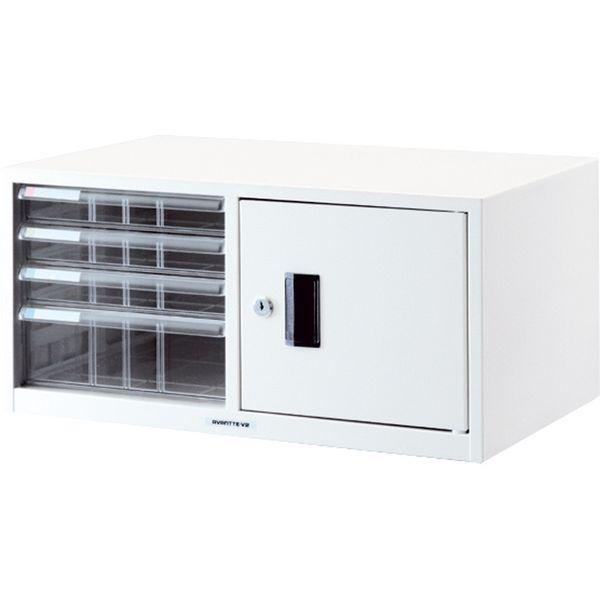 エスコ ESCO 540x336x264mm/浅3・深1段 レターケース(白) 000012344581 WO店