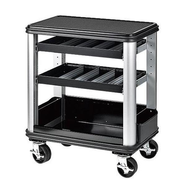 エスコ ESCO 670x420x770mm/2段 ツールステーション EA956AB-2A WO店