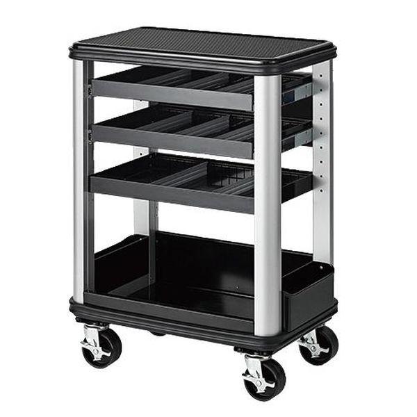 エスコ ESCO 670x420x900mm/3段 ツールステーション EA956AB-3 WO店