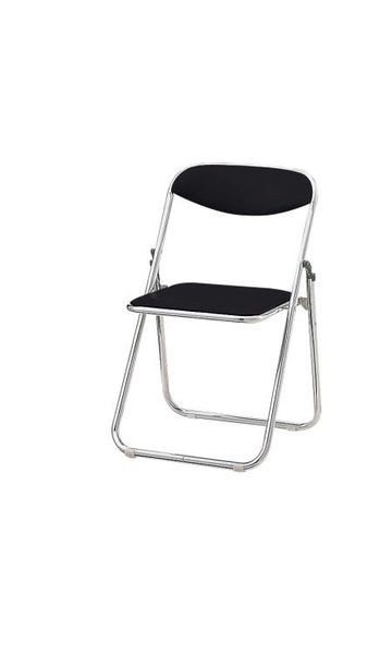 エスコ ESCO 494x463x750mm 折畳み椅子(ビニール/ブラック) 000012344938 WO店の通販は