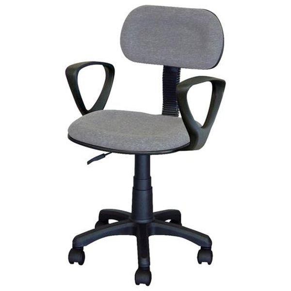 エスコ ESCO ワークチェアー (グレー/肘付) EA956XB-3 WO店