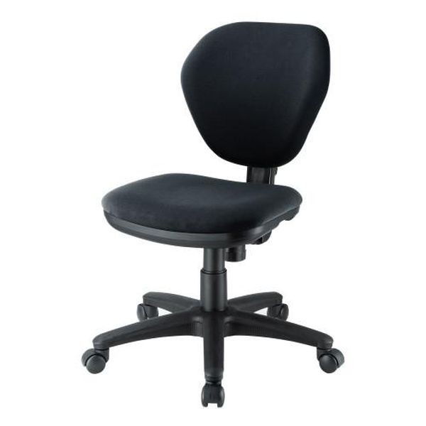 エスコ ESCO ビジネスチェアー (ブラック) EA956XC-24B WO店の通販は