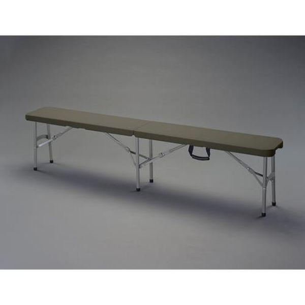 エスコ ESCO 1830x280x430mm 折畳ロングベンチ(OD/樹脂座面) EA956XE-103A WO店