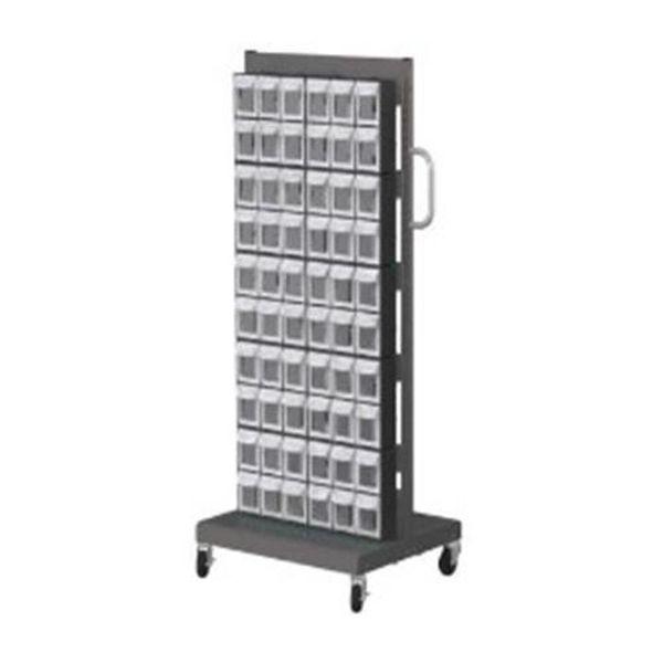 エスコ ESCO 690x560x1460mm/6列10段 マルチストールカート/片面 EA957FL-3 WO店