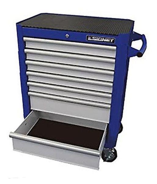 エスコ ESCO 722x459x1000mm/7段 ツールワゴン (ブルー) EA957S-9A WO店_2