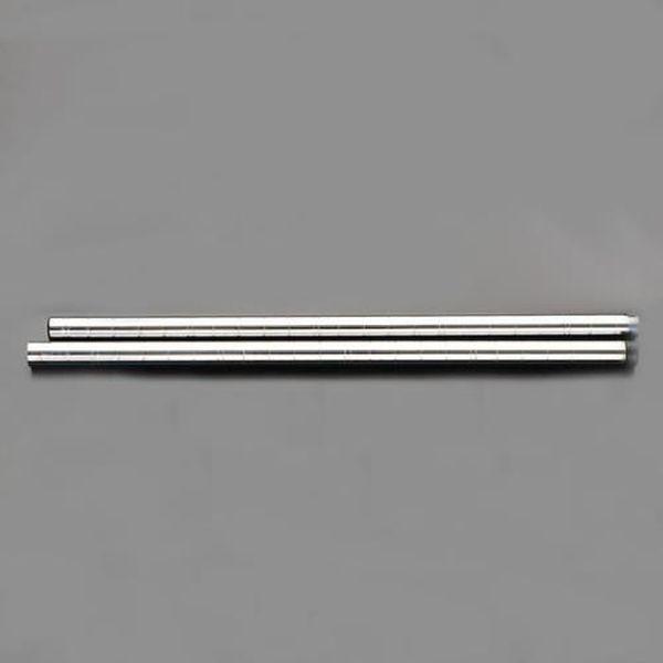 エスコ ESCO φ25x1990mm メタルラックポール（4本） EA976AJ-328 WO店