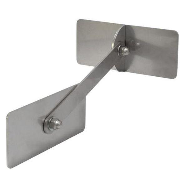エスコ ESCO 120x50mm 転倒防止可動式金具（壁用） EA979CL-38 WO店の通販は