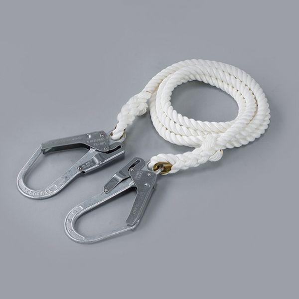 エスコ ESCO 16mmx 3m 荷揚げ用ロープ(クレモナ・フック付) 000012345227 WO店