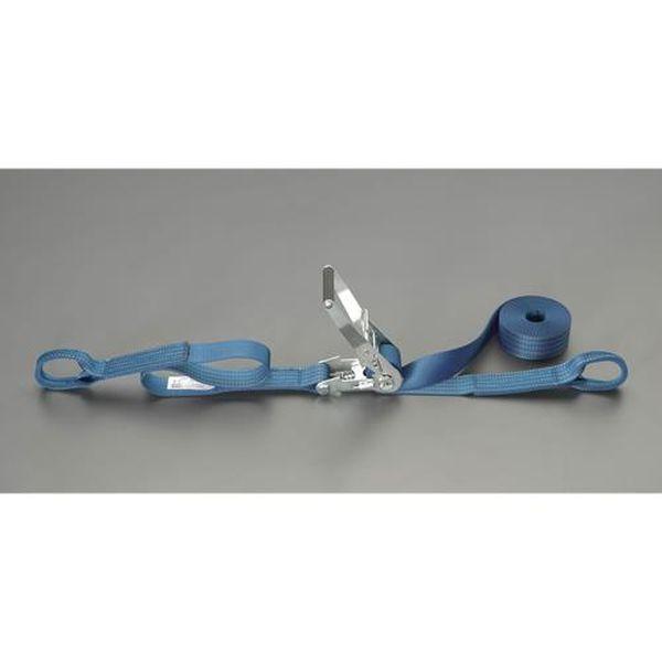 エスコ ESCO 50mmx 7.0m/1010kg ベルト荷締機(両端アイ型) EA982SA-47A WO店