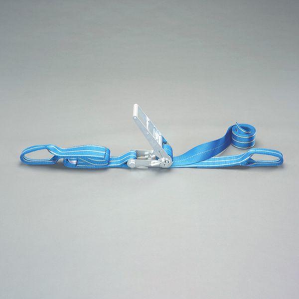 エスコ ESCO 75mmx 9.0m/2540kg ベルト荷締機(両端アイ型) 000012345310 WO店