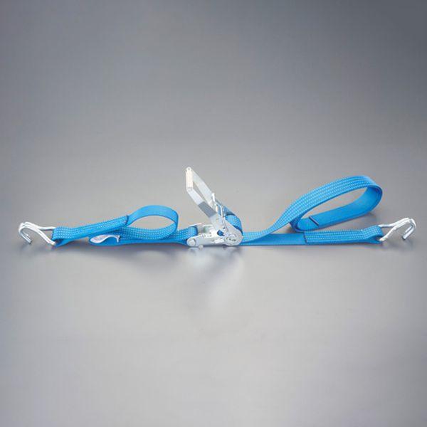 エスコ ESCO 50mmx10.0m/1010kg ベルト荷締機(両端フック型) 000012345433 WO店
