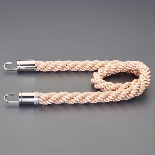 エスコ ESCO φ30x1200mm パーテーションロープ (ベージュ) EA983FT-165 WO店