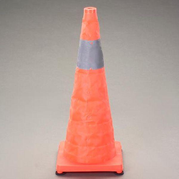 エスコ ESCO 380x380x700mm コーン（赤/反射有/10本） EA983FT-713 [2-1076644] エスコ 380x380x700mm ヤワラカコーン(黄⁄反射有⁄2本) EA983FT-51Y 入