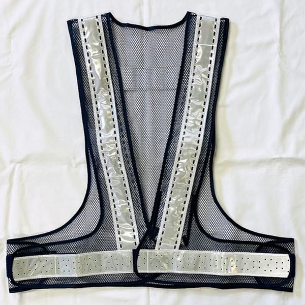 エスコ ESCO 安全ベスト・LED (紺/白) EA983R-551 WO店