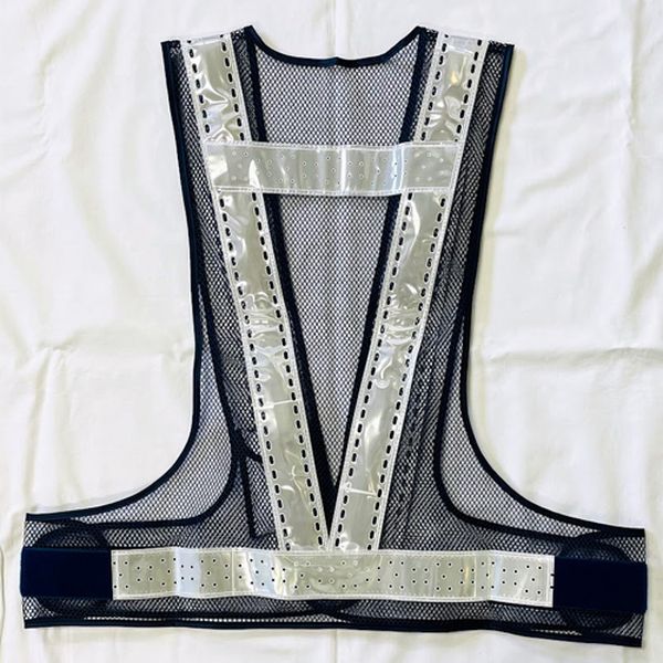 エスコ ESCO 安全ベスト・LED (紺/白) EA983R-551 WO店