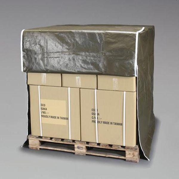 エスコ ESCO 1200x1200x1300mm パレットカバー(ファスナー式/OD) EA985PK-32 WO店