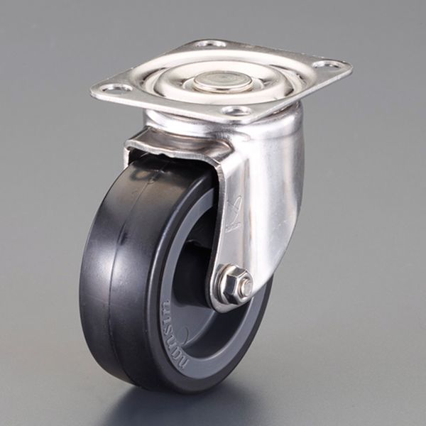 エスコ ESCO 150mm キャスター(自在金具、ステンレス製 EA986PT-545 WO店