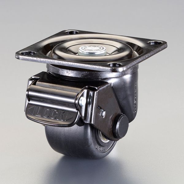 エスコ ESCO 75mm キャスター(自在金具、低床重荷 EA986PX-75 WO店 9,168円