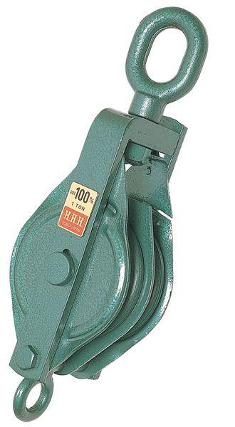 エスコ ESCO 150mm 強力型滑車(2車・オーフ) 000012346340 WO店